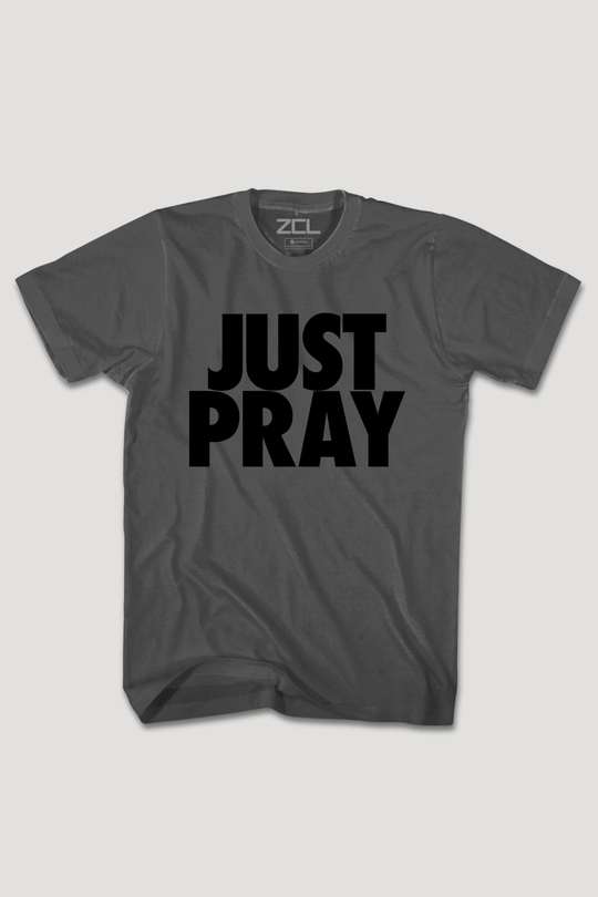 Just Pray Tee (Black Logo) - Zamage