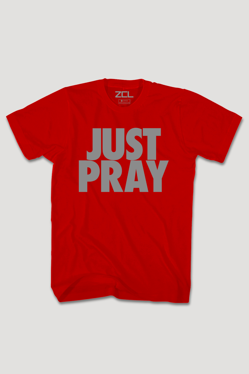 Just Pray Tee (Gray Logo) - Zamage