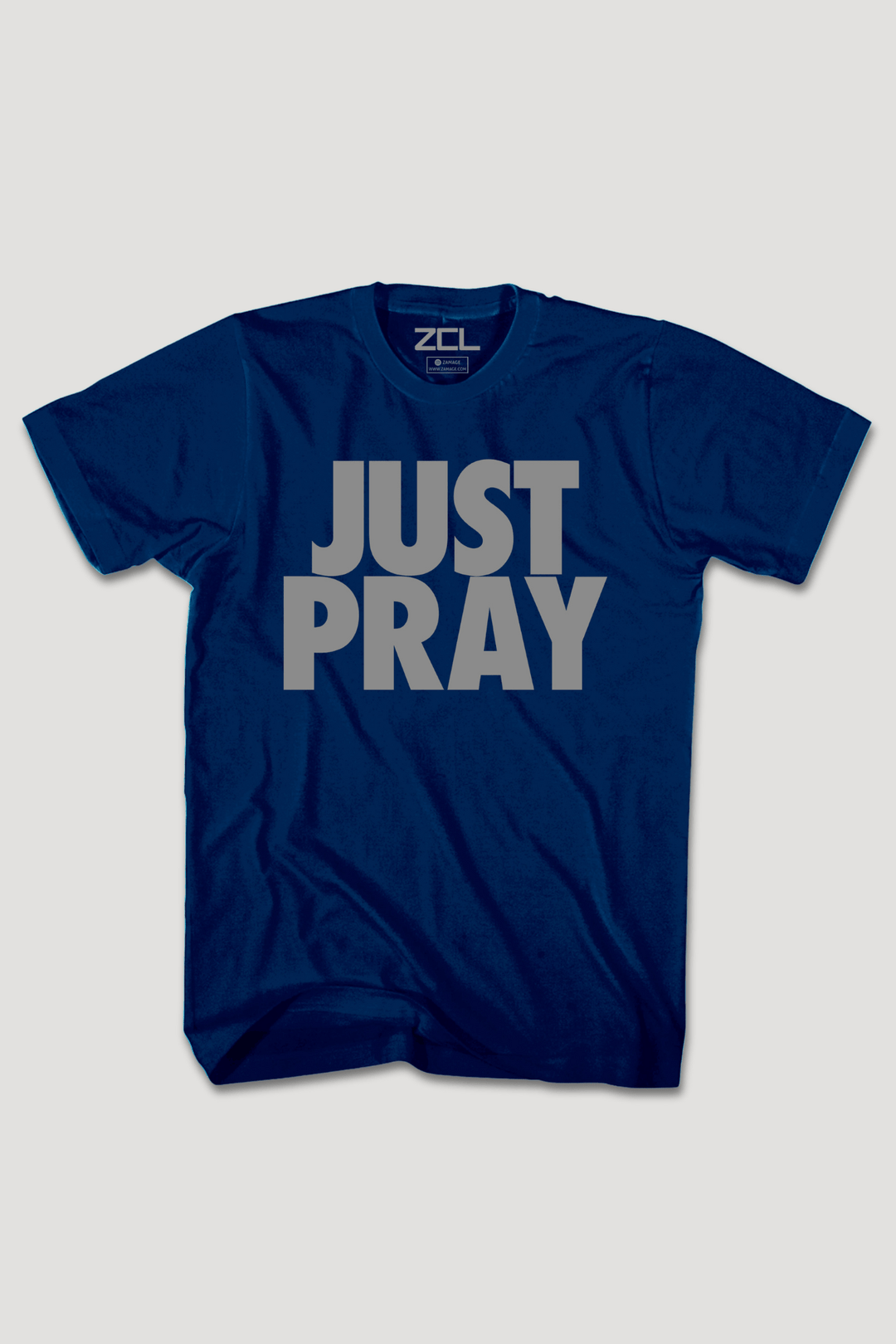 Just Pray Tee (Gray Logo) - Zamage