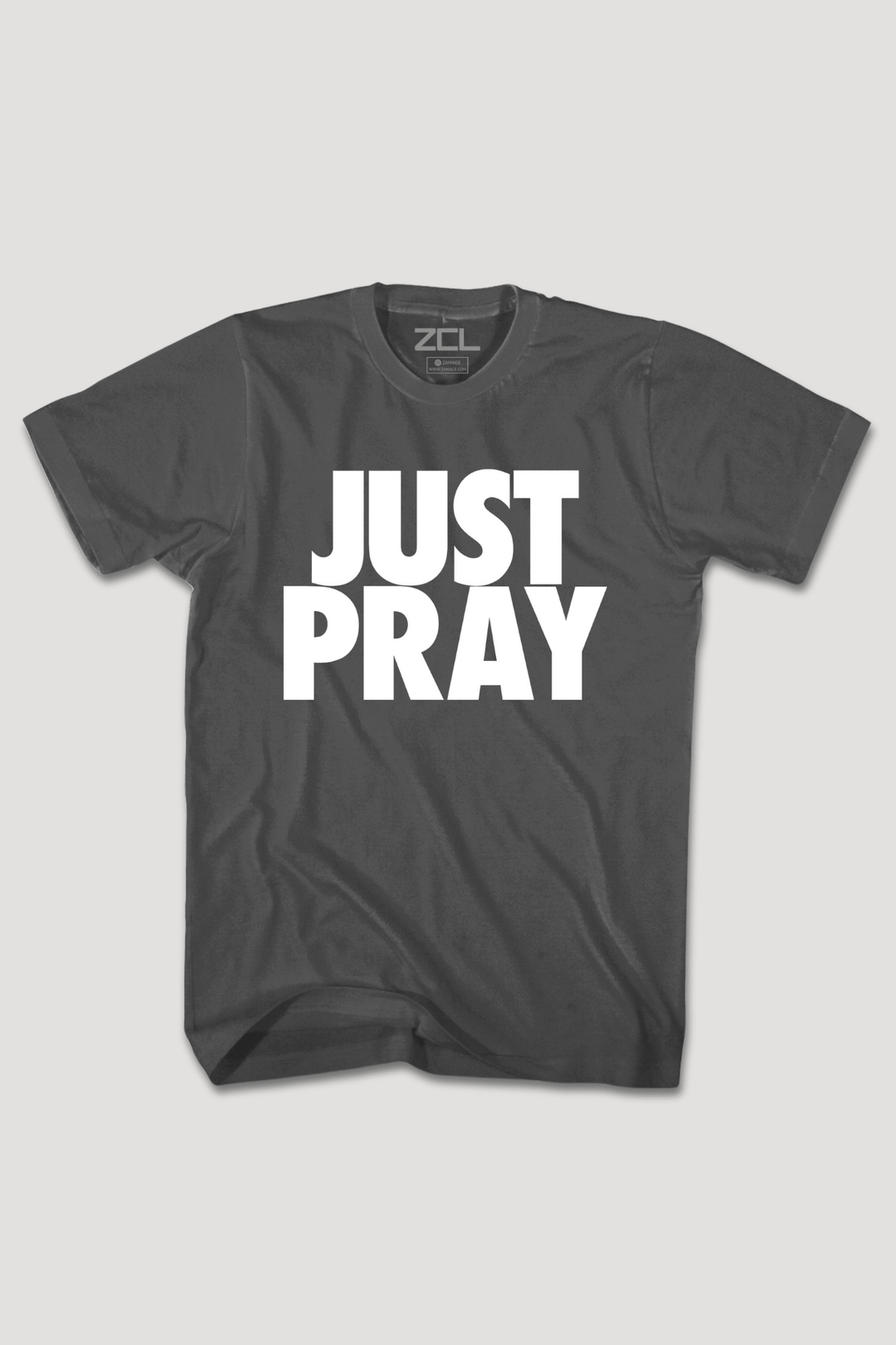 Just Pray Tee (White Logo) - Zamage