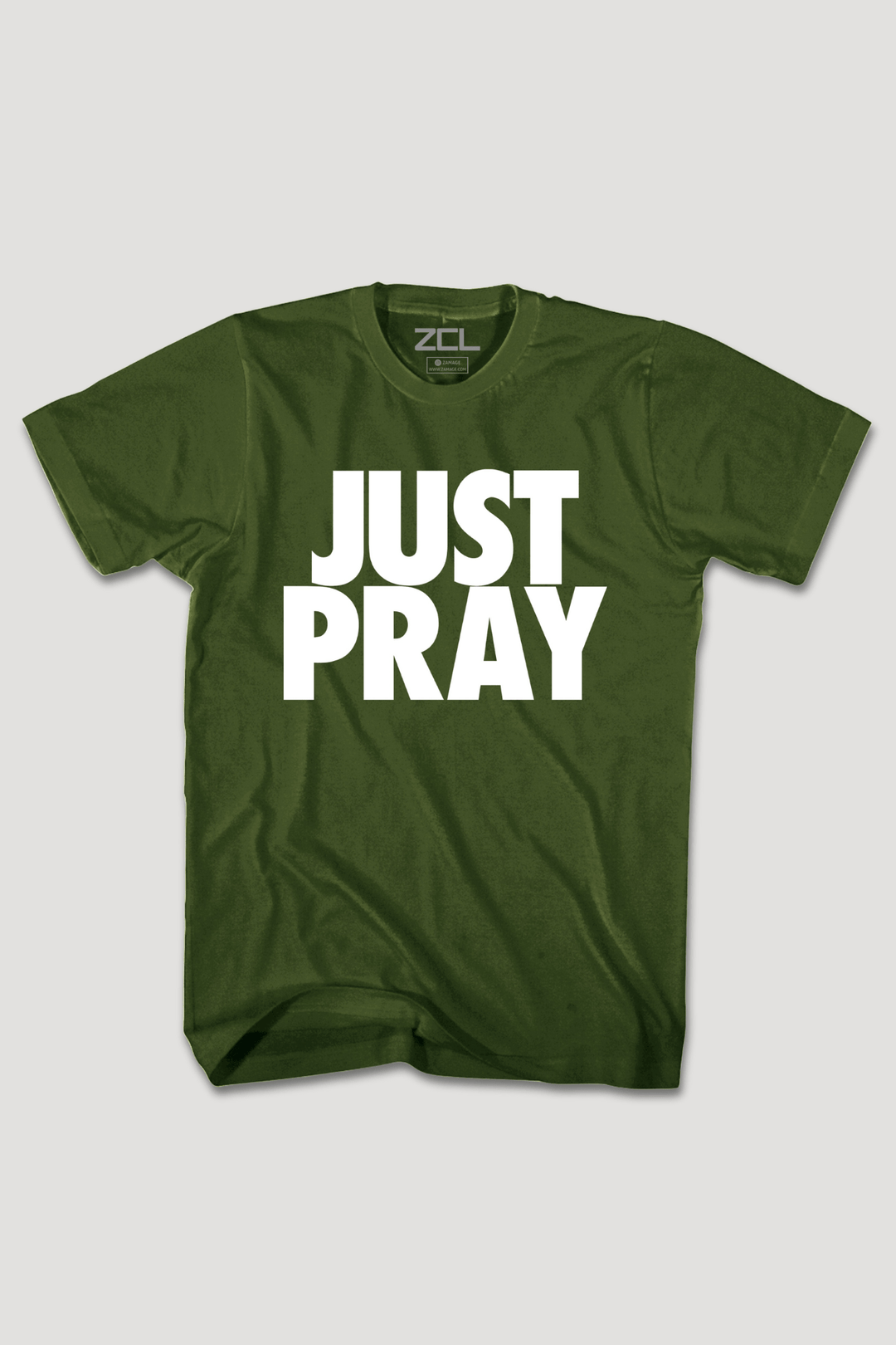 Just Pray Tee (White Logo) - Zamage