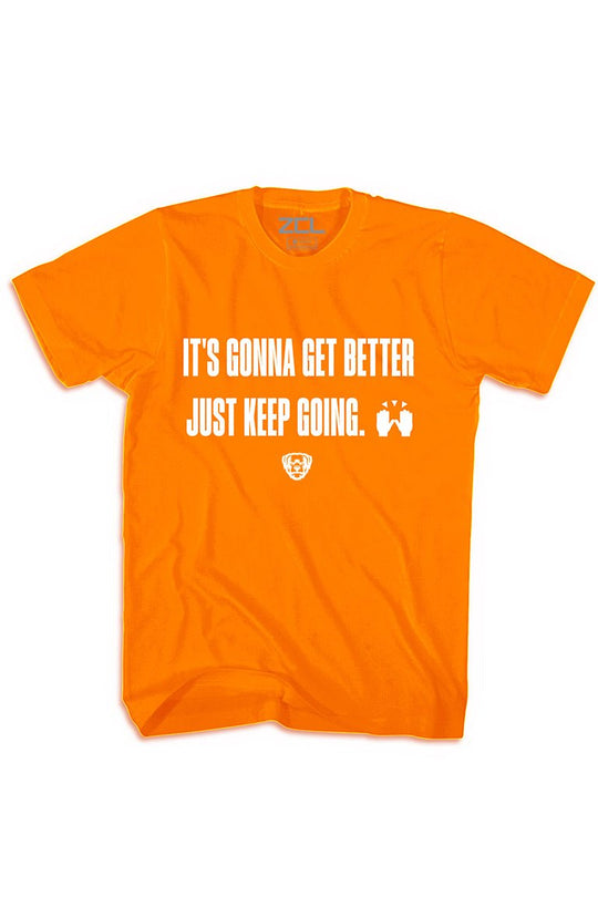 Keep Going Tee (White Logo) - Zamage
