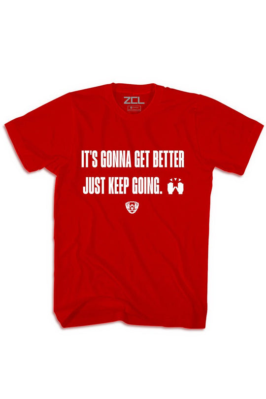 Keep Going Tee (White Logo) - Zamage