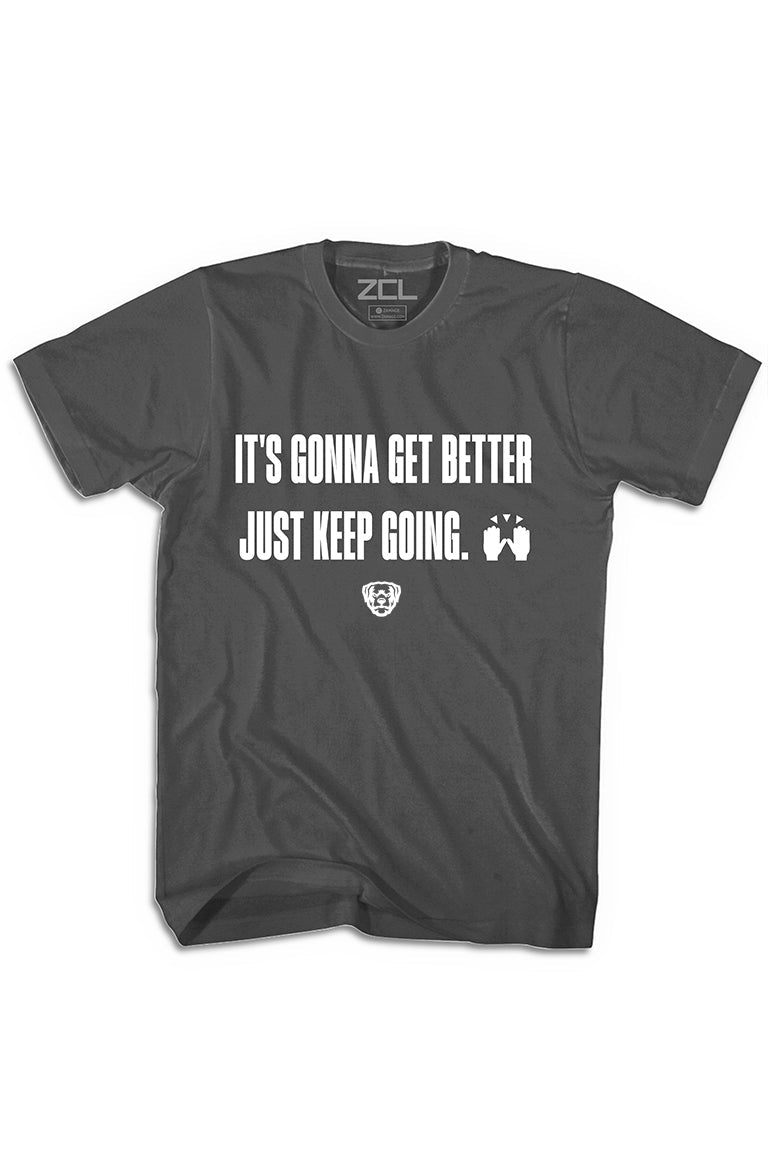 Keep Going Tee (White Logo) - Zamage
