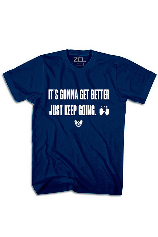 Keep Going Tee (White Logo) - Zamage