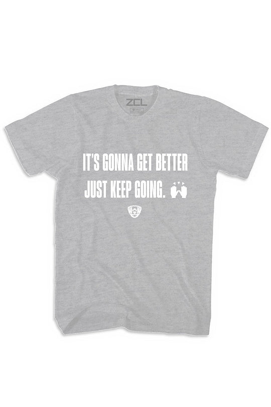 Keep Going Tee (White Logo) - Zamage