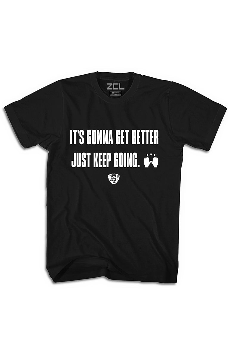Keep Going Tee (White Logo) - Zamage