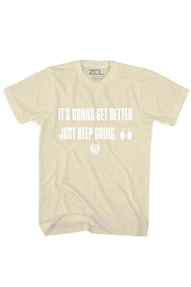 Keep Going Tee (White Logo) - Zamage