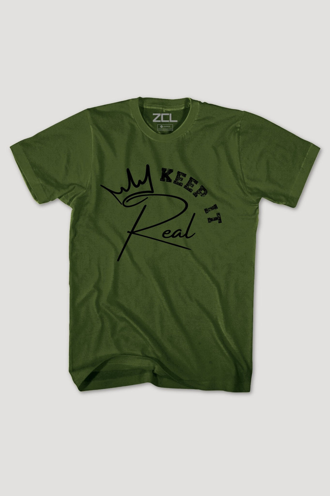 Keep It Real Tee (Black Logo) - Zamage