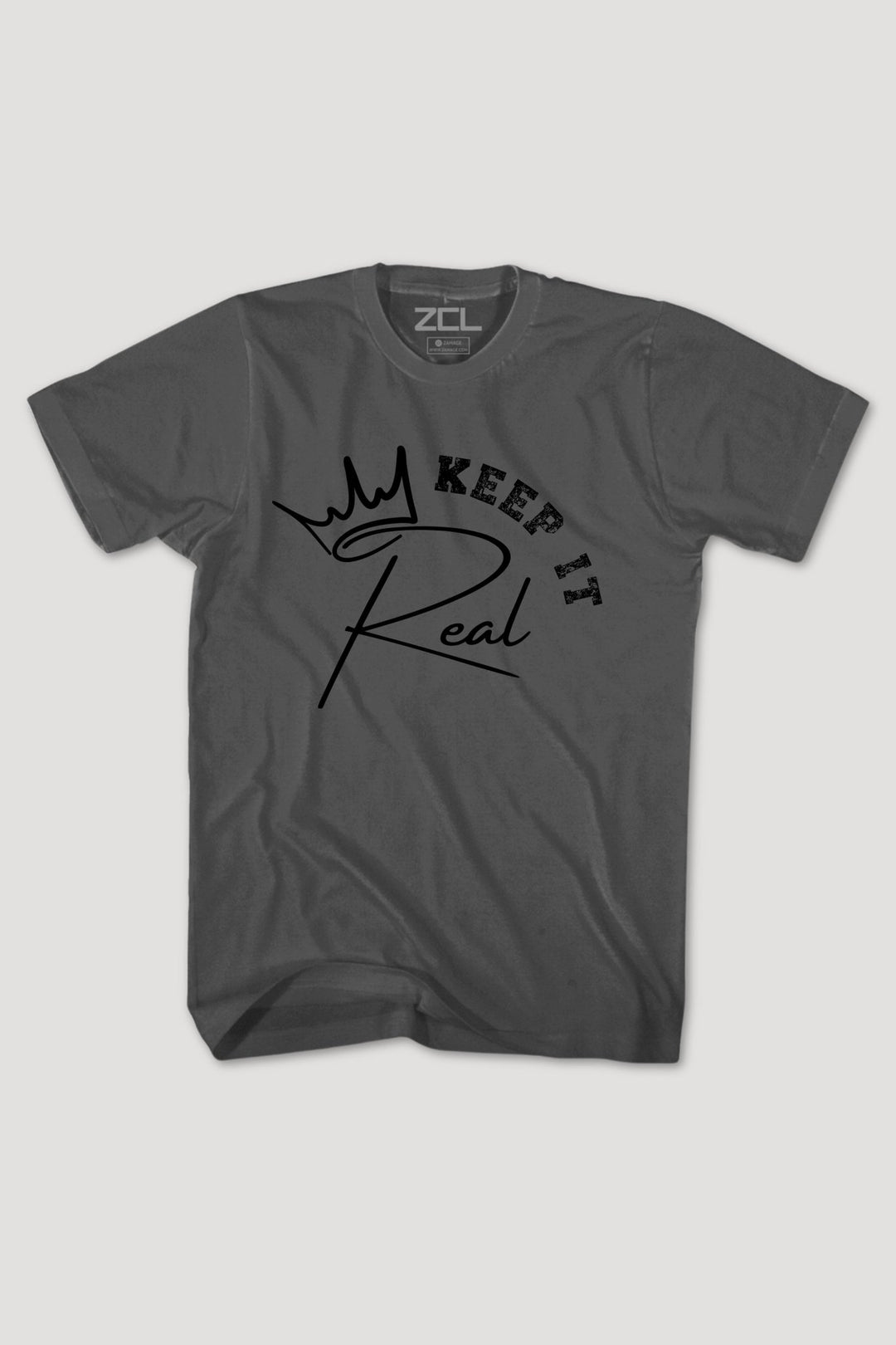 Keep It Real Tee (Black Logo) - Zamage