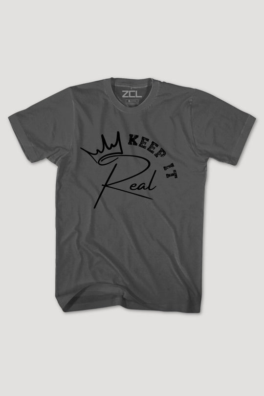 Keep It Real Tee (Black Logo) - Zamage