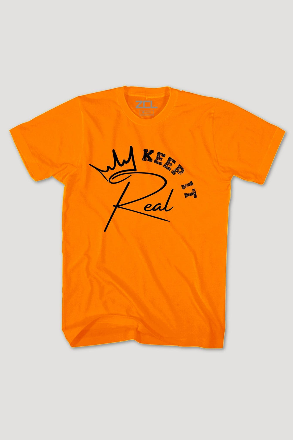 Keep It Real Tee (Black Logo) - Zamage