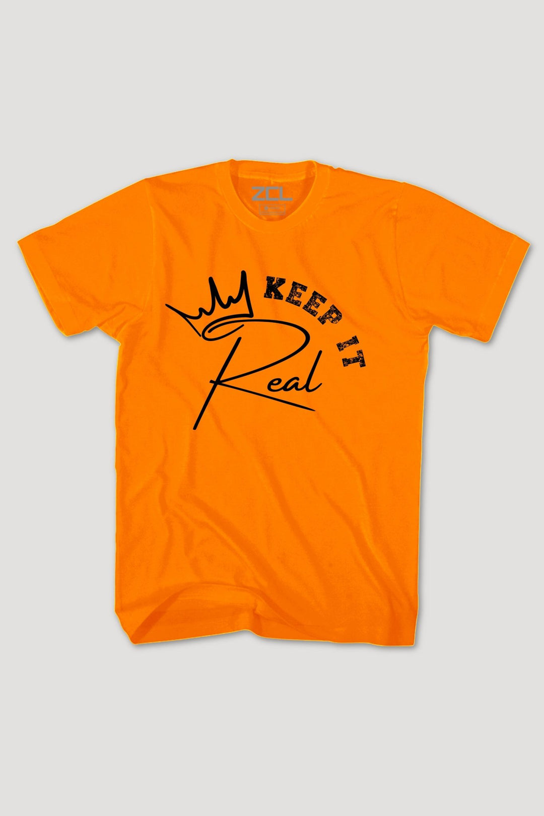 Keep It Real Tee (Black Logo) - Zamage