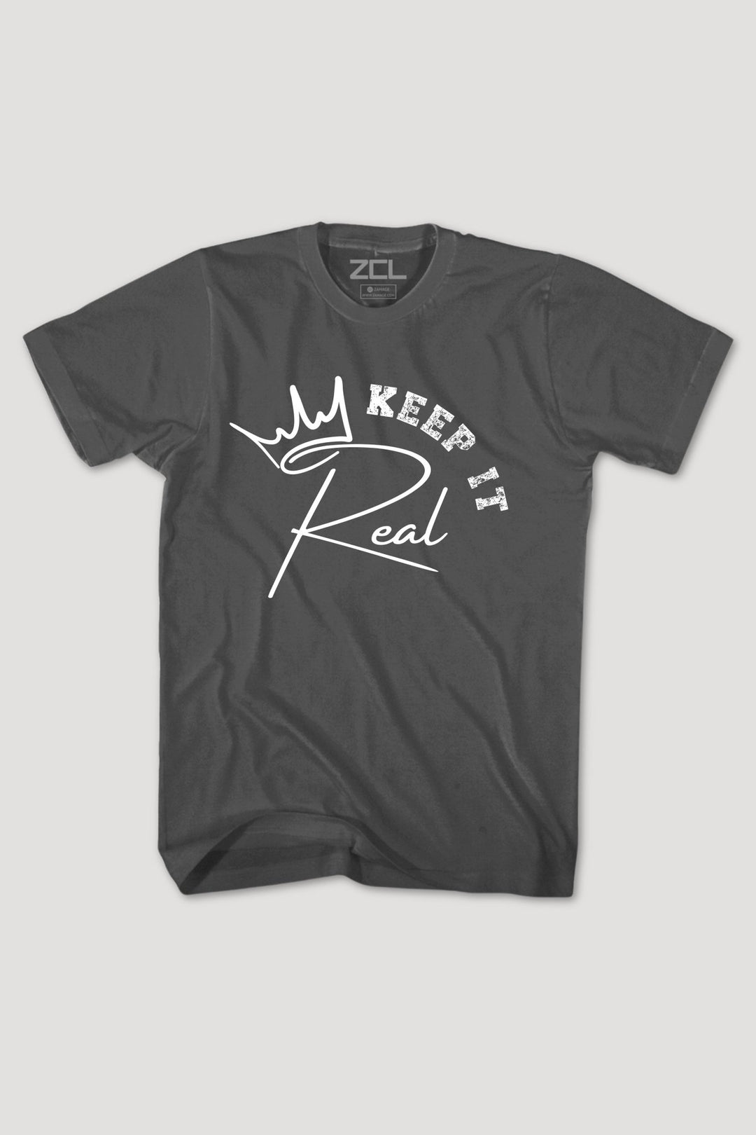 Keep It Real Tee (White Logo) - Zamage