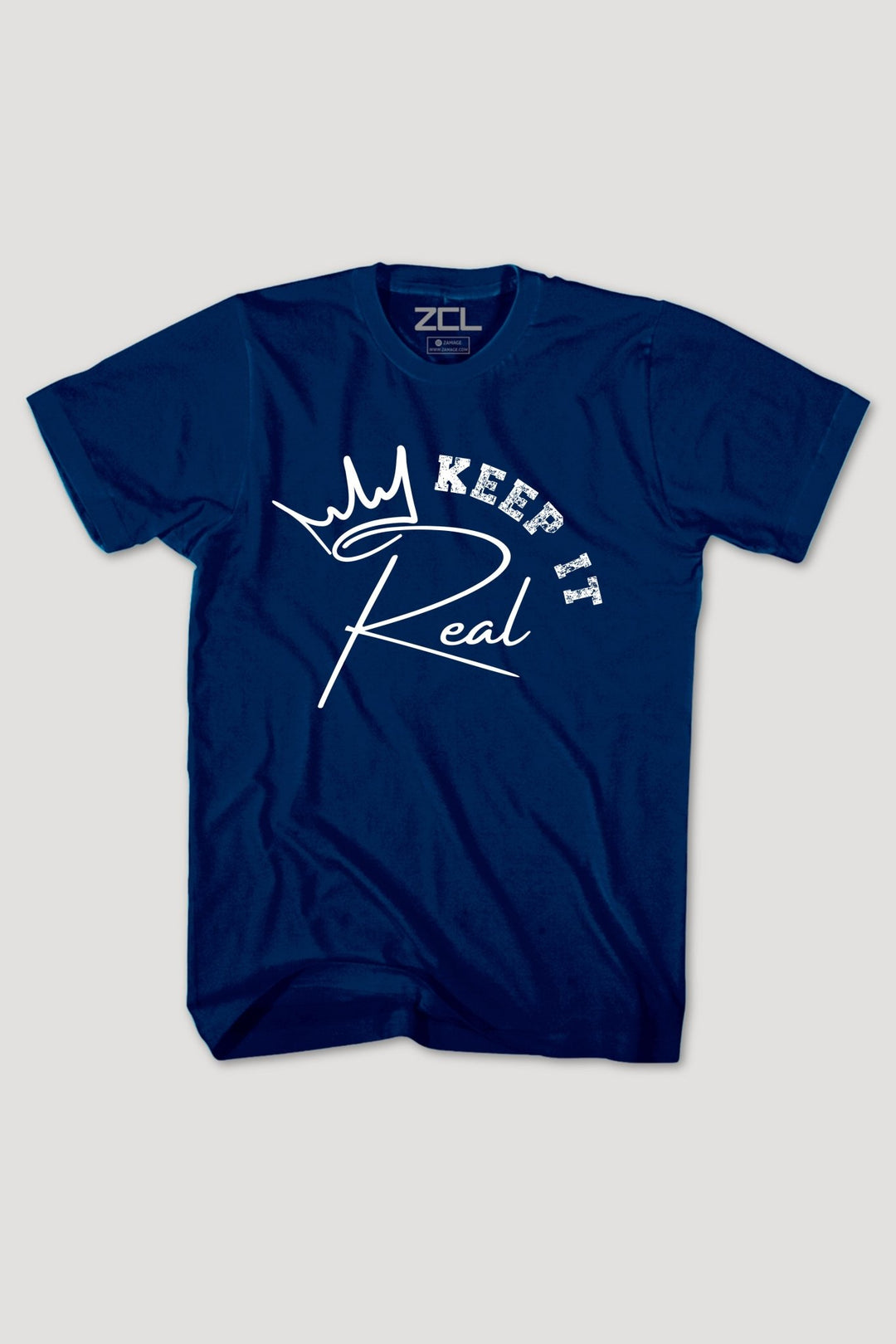 Keep It Real Tee (White Logo) - Zamage