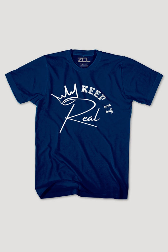 Keep It Real Tee (White Logo) - Zamage