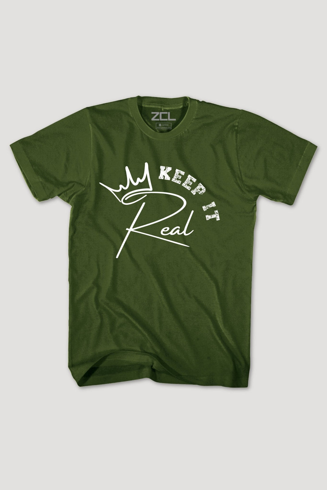 Keep It Real Tee (White Logo) - Zamage