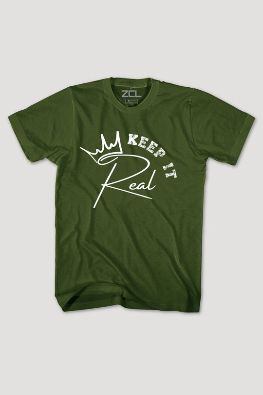 Keep It Real Tee (White Logo) - Zamage