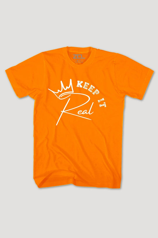 Keep It Real Tee (White Logo) - Zamage