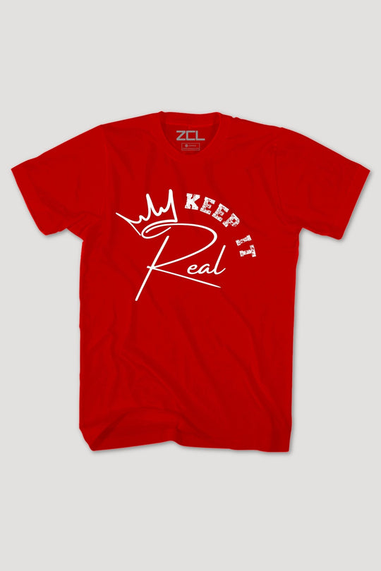 Keep It Real Tee (White Logo) - Zamage