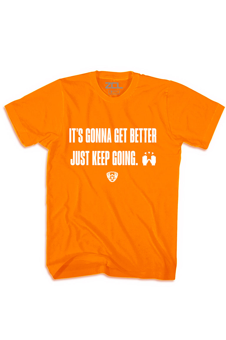 Keep Going Tee (wit logo)