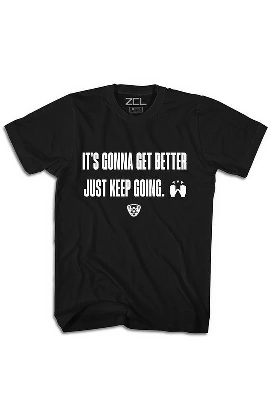 Keep Going Tee (wit logo)