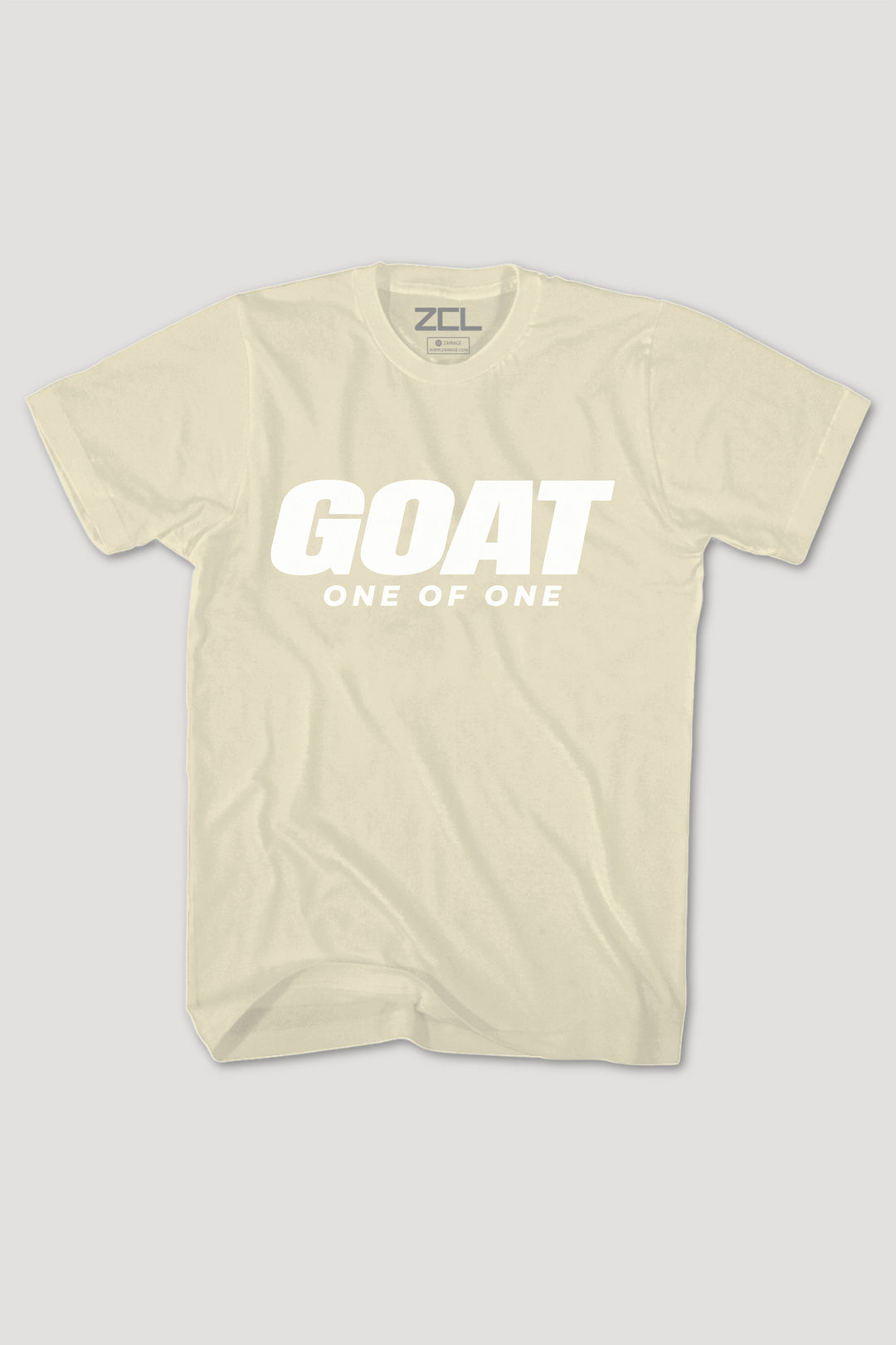 Goat All Caps Tee (White Logo)