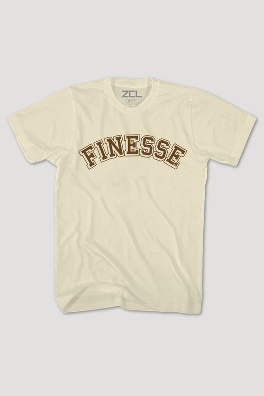 Finesse Tee (Brown Logo)