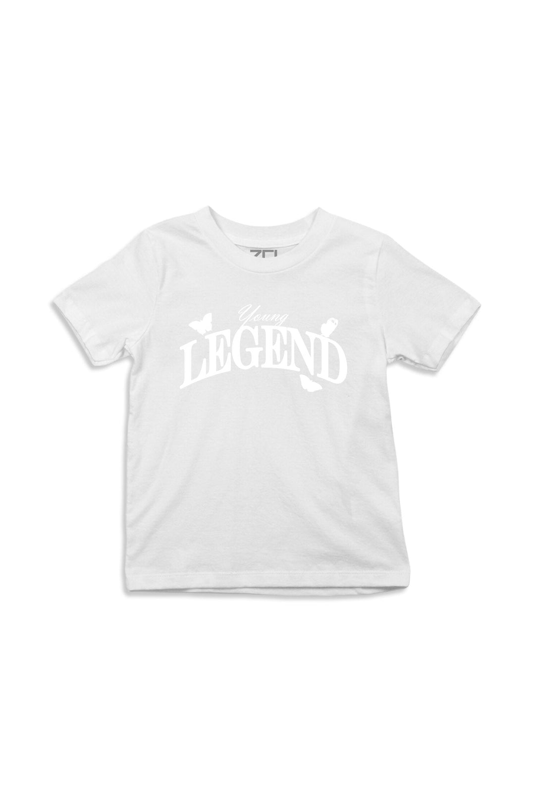 Kids Young Legend Tee (White Logo) - Zamage