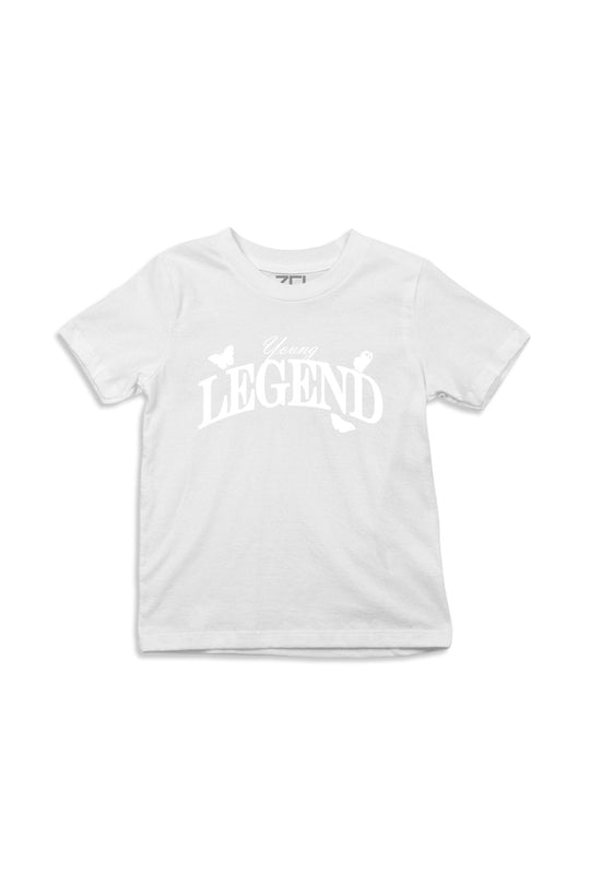 Kids Young Legend Tee (White Logo) - Zamage