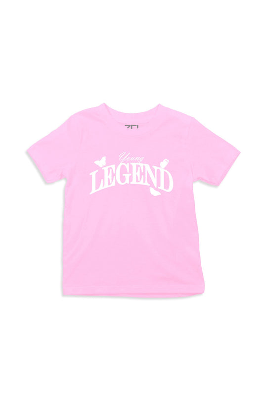Kids Young Legend Tee (White Logo) - Zamage