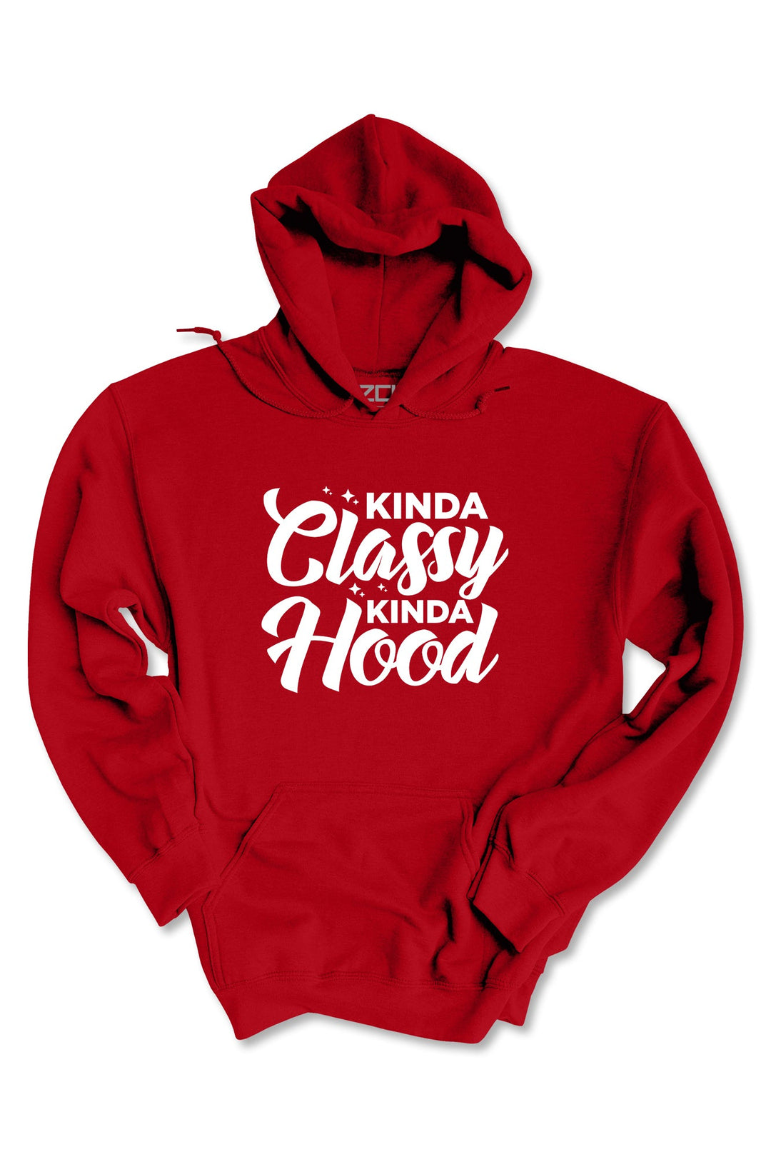 Kinda Classy Kinda Hood Hoodie (White Logo) - Zamage
