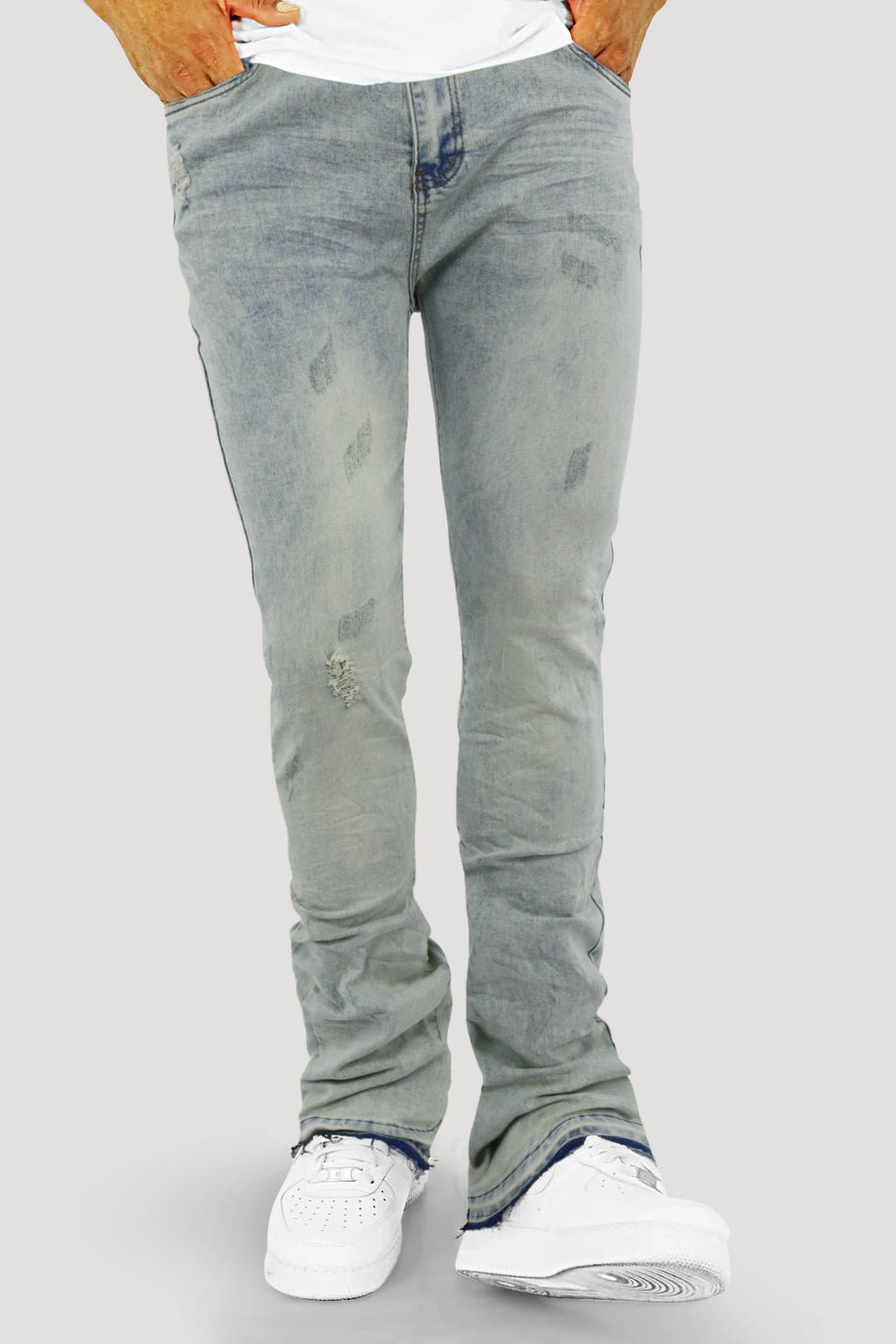 Layer Vault Stacked Denim (Antique Blue Wash) (M8524D) - Zamage