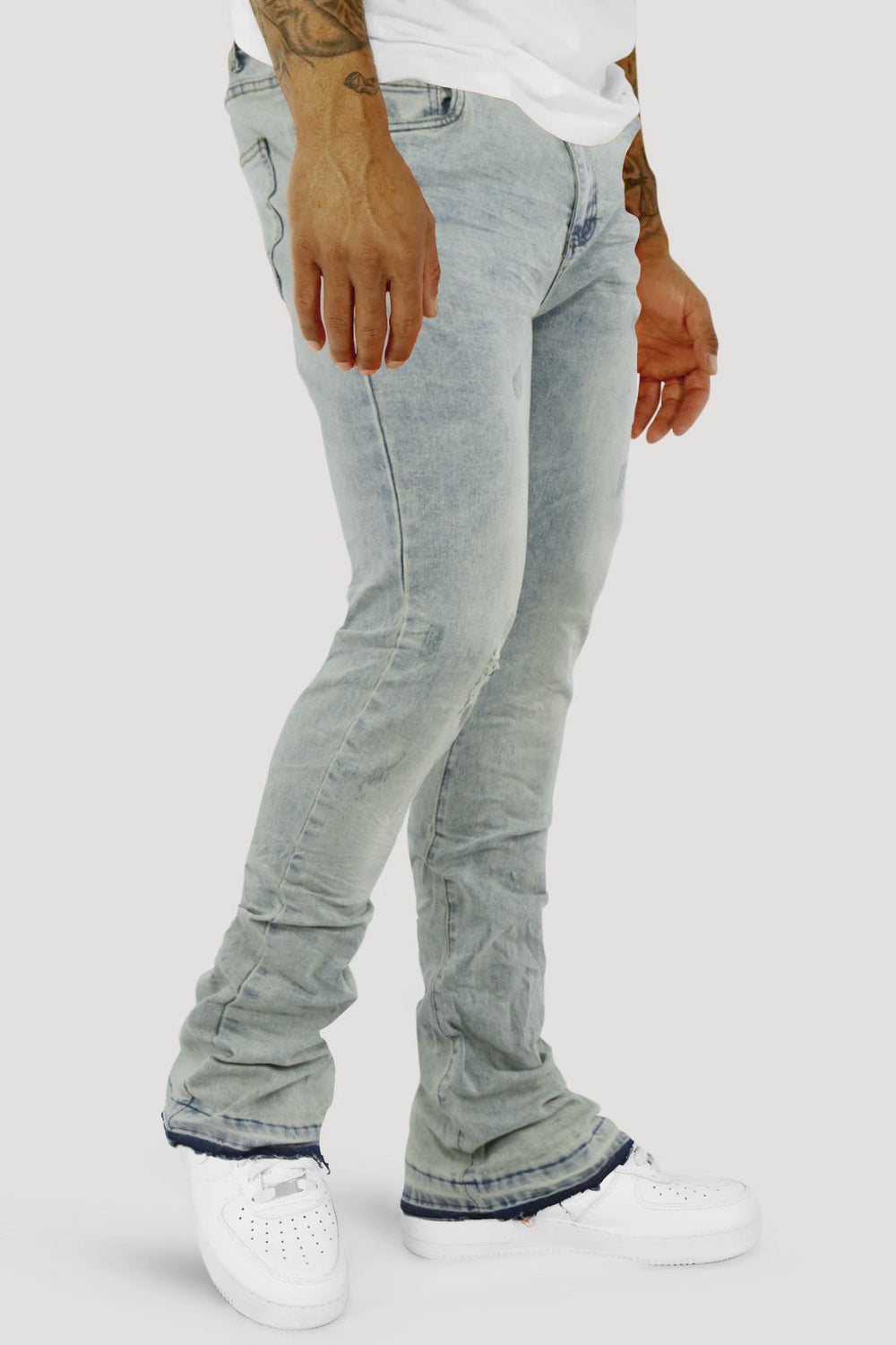 Layer Vault Stacked Denim (Antique Blue Wash) (M8524D) - Zamage