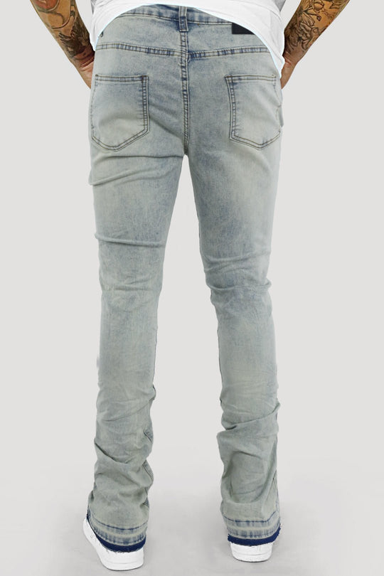Layer Vault Stacked Denim (Antique Blue Wash) (M8524D) - Zamage
