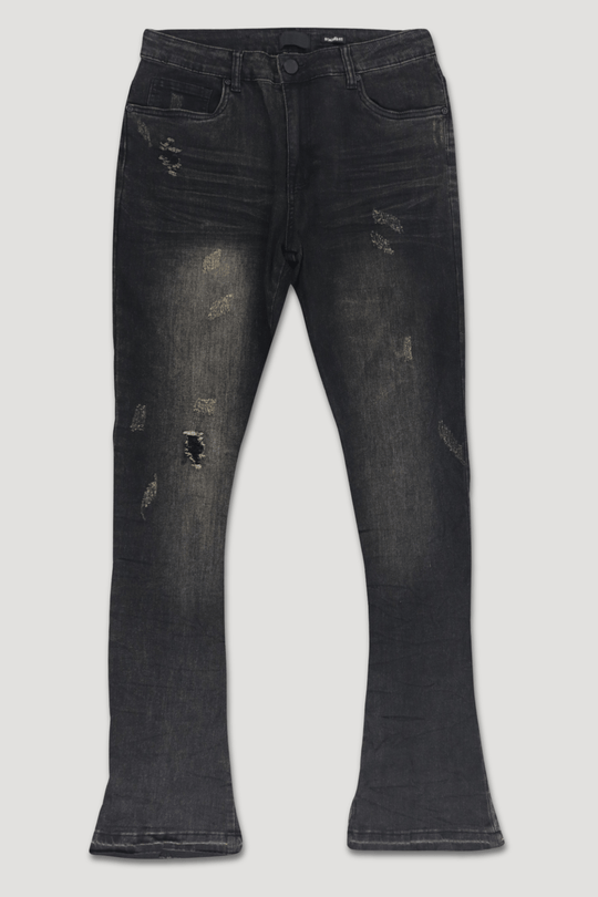Layer Vault Stacked Denim (Black Wash) (M8524D) - Zamage