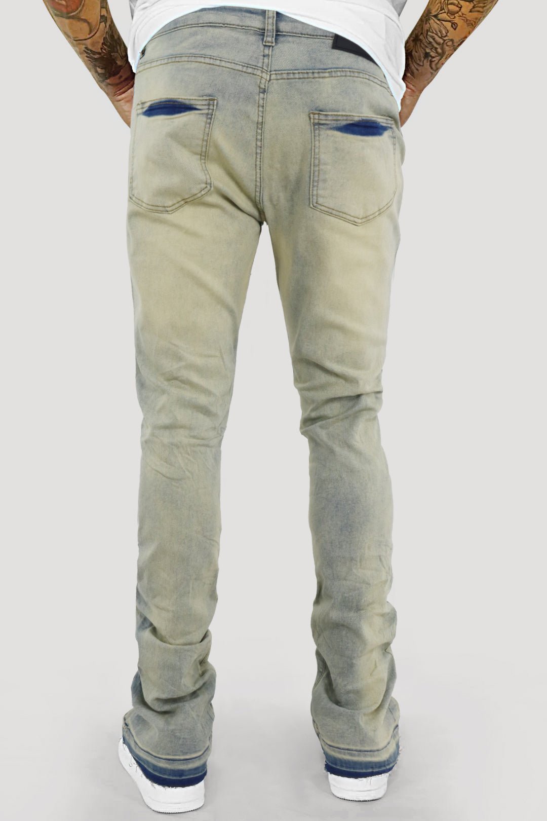 Layer Vault Stacked Denim (Bleach Wash) (M8524D) - Zamage