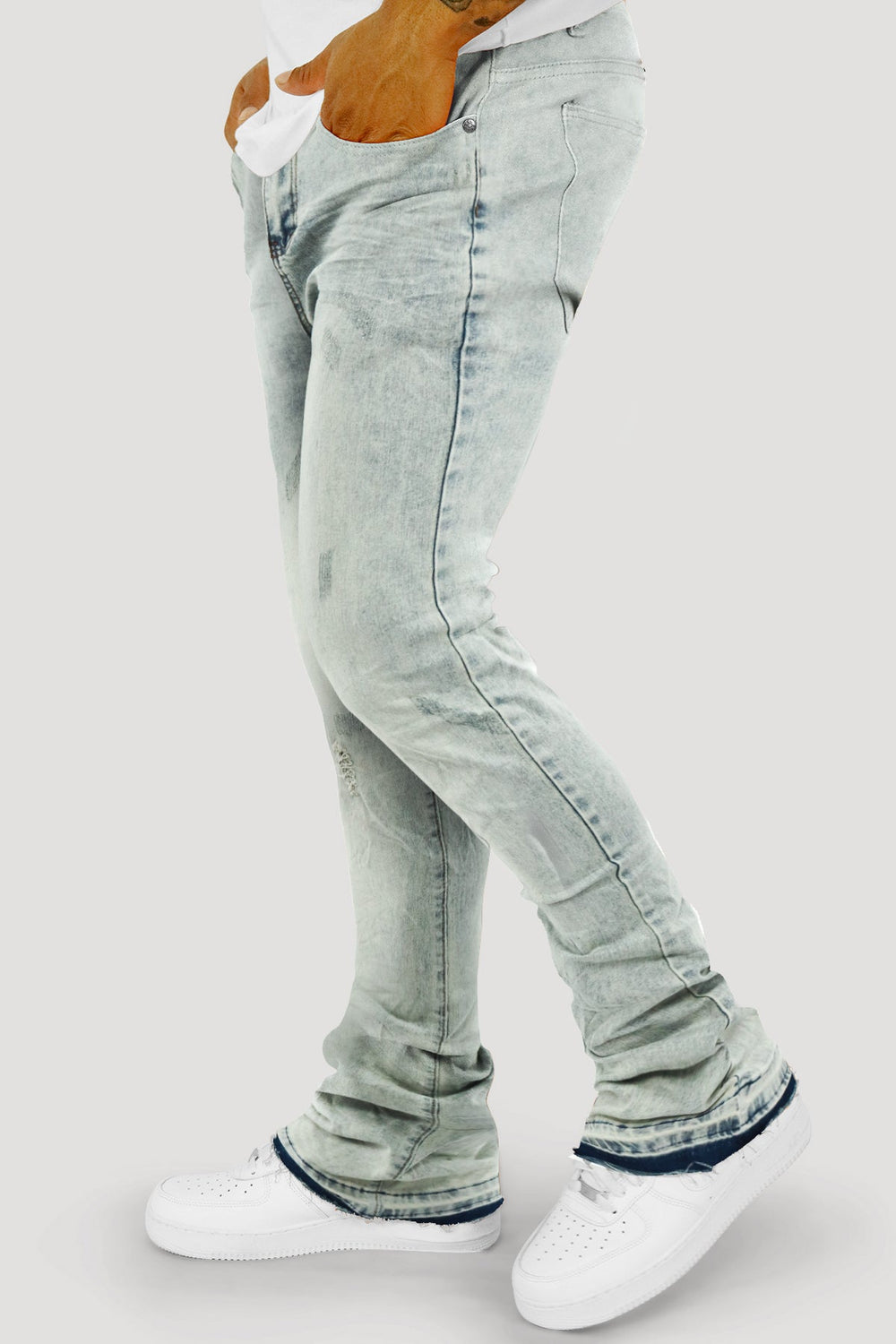 Layer Vault Stacked Denim (Vintage Wash) (M8524D) - Zamage