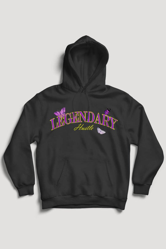 Legendary Hoodie (Purple - Gold Logo) - Zamage