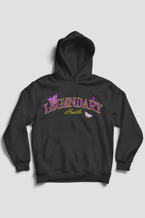 Legendary Hoodie (Purple - Gold Logo) - Zamage