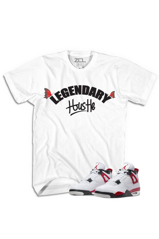 Legendary Hustle Tee (Black Logo) - Zamage