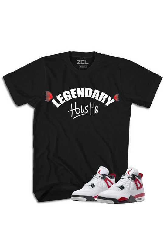 Legendary Hustle Tee (White Logo) - Zamage