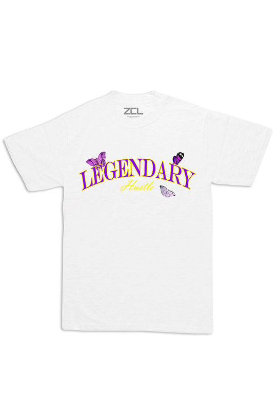Oversized Legendary Tee (Purple Gold Logo) - Zamage