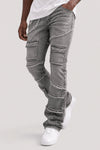 Liberty Edge Stacked Denim (Grey Wash) - Zamage