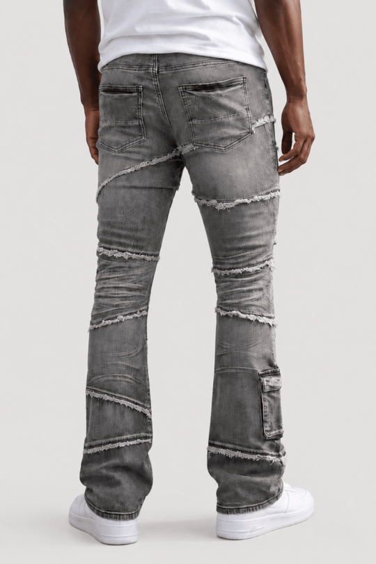 Liberty Edge Stacked Denim (Grey Wash) (J-82) - Zamage