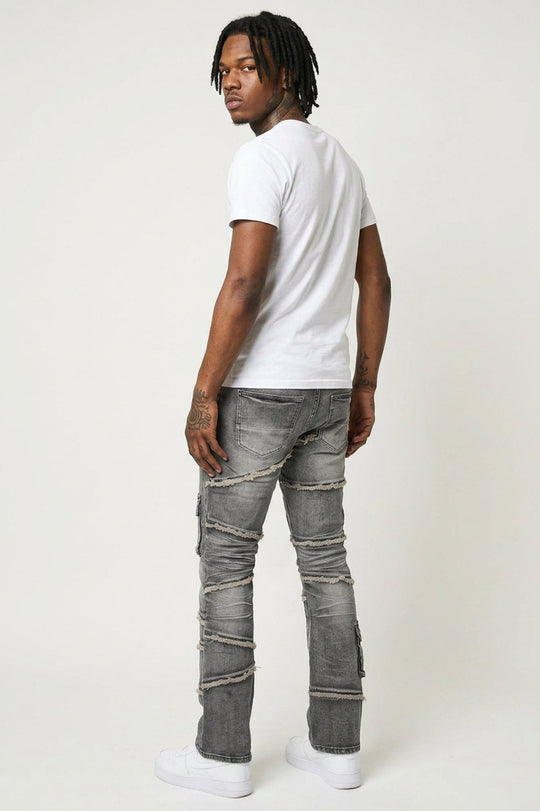 Liberty Edge Stacked Denim (Grey Wash) (J - 82) - Zamage
