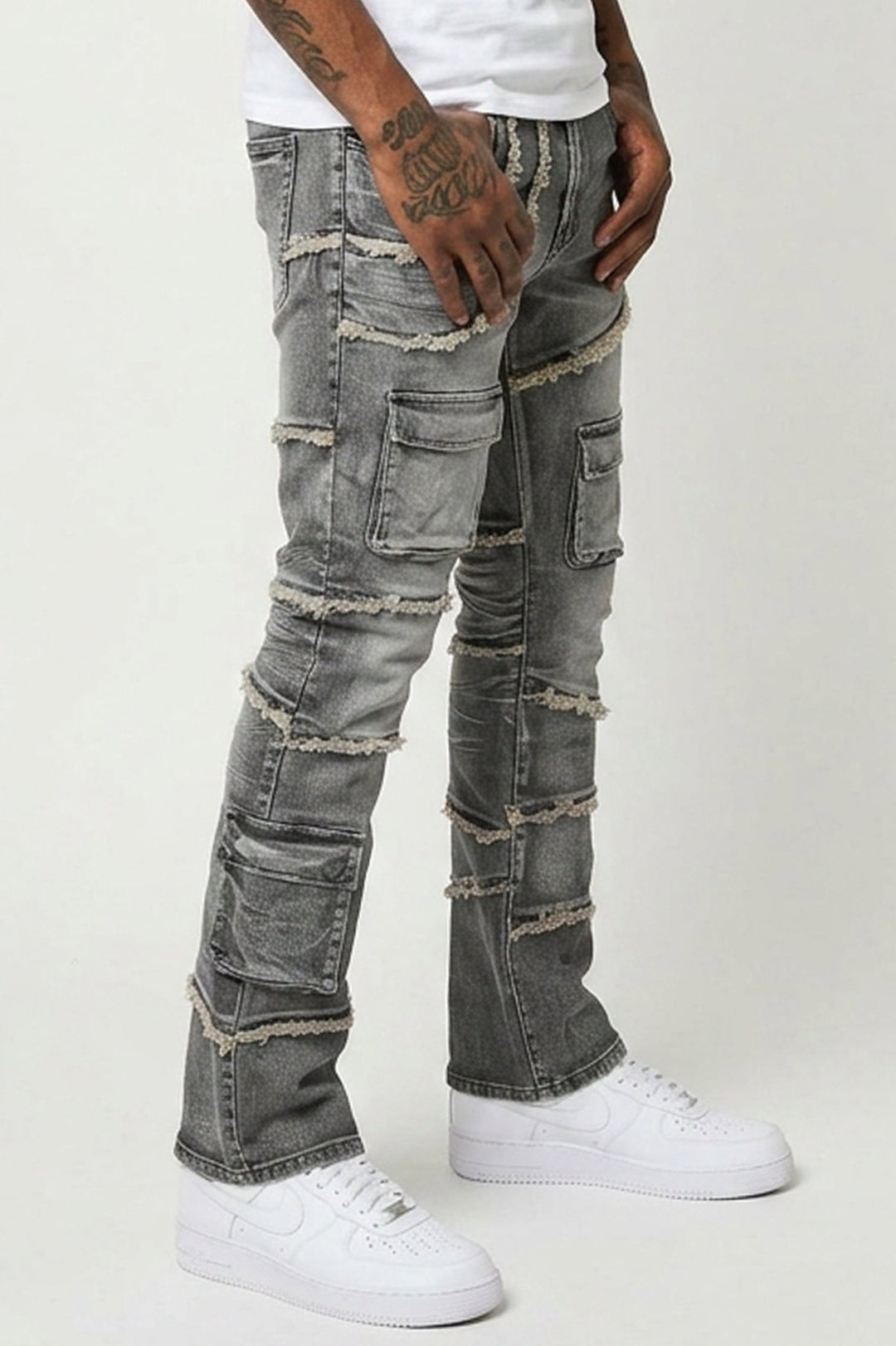 Liberty Edge Stacked Denim (Grey Wash) (J - 82) - Zamage