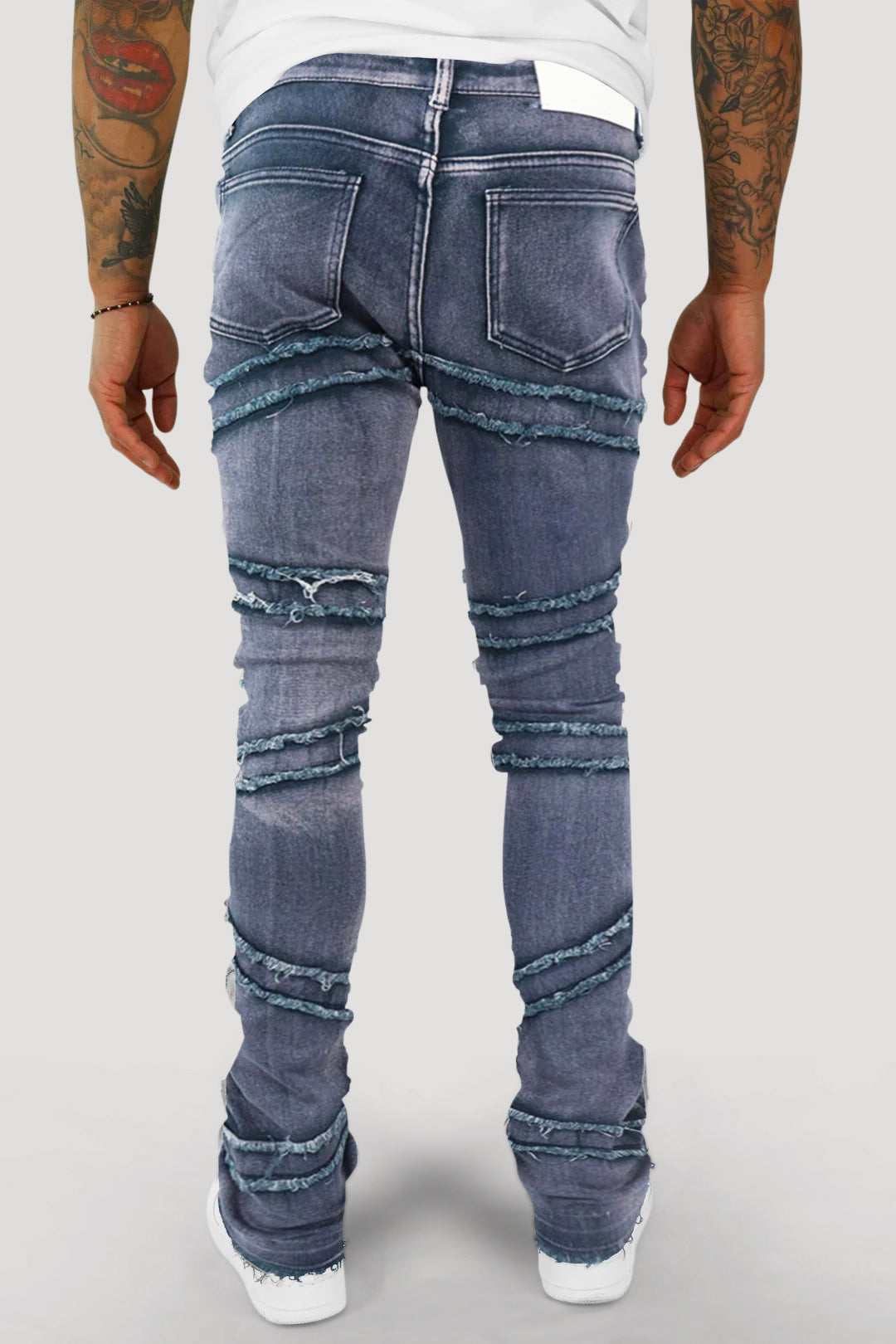 Loading Up Stacked Denim (Lavender)