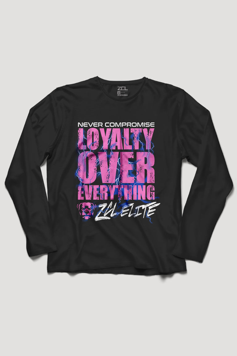 Loyalty Over Everything Long Sleeve Tee (Multi Color Logo)