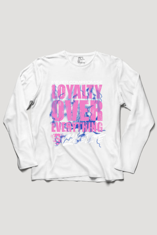 Loyalty Over Everything Long Sleeve Tee (Multi Color Logo)